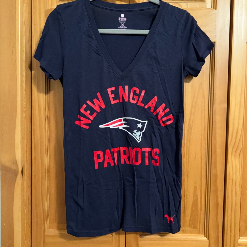 PINK Victoria's Secret Navy V-Neck T-Shirt